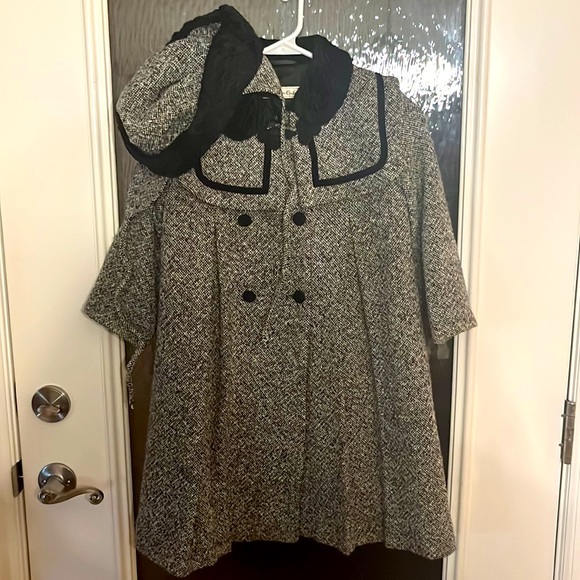 Vintage Girls Une Hautre Couture Tweed Coat and Hat 7 - Picture 1 of 11